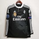 Ronaldo Real Madrid 2014 15 Retro Jersey Dragon Long Sleeves Away Soccer Retro Jersey
