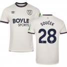 SOUCEK #28 West Ham United FC Away Jersey 2025 26 Adults