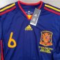 Spain 2010 Retro Jersey A.INIESTA 6 Home New Soccer Jersey