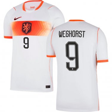 WEGHORST #9 Netherlands Away Jersey World Cup 2026 Mens