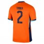 Wout Weghorst 9 Netherlands National Team 2024 Home Kits AOP T-shirt - Orange