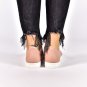 Nude Leather Sneakers Comfy Womens Wedding Trainers