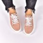 Nude Leather Sneakers Comfy Womens Wedding Trainers