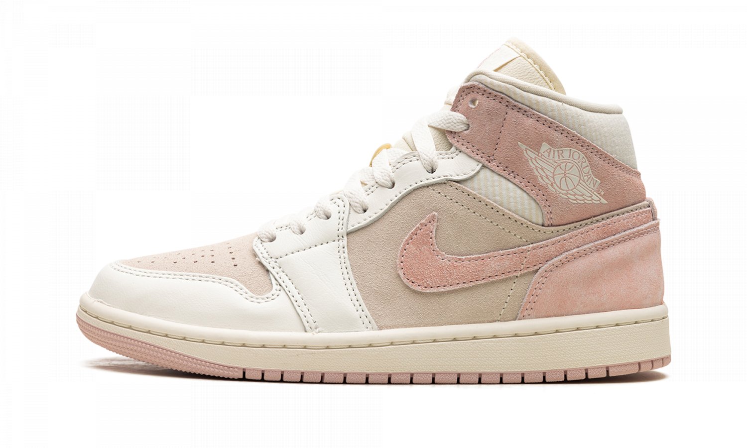 Air Jordan 1 Mid SE WMNS "Coconut Milk / Legend Pink"