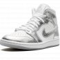 Air Jordan 1 Mid SE WMNS "Metallic Silver"