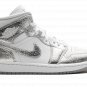 Air Jordan 1 Mid SE WMNS "Metallic Silver"