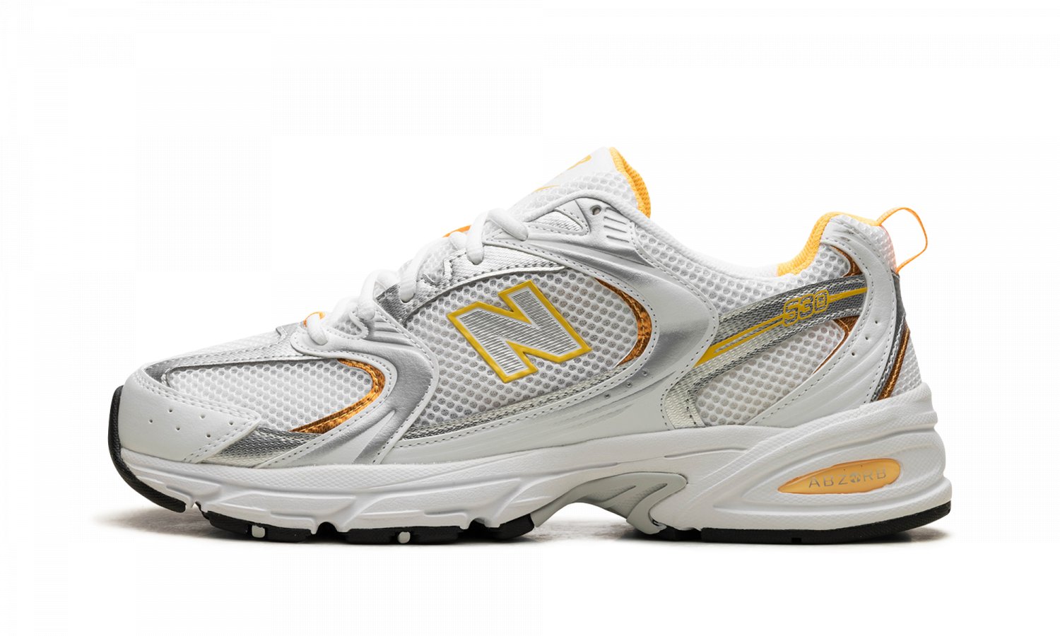530 "White Vibrant Apricot Silver Metallic"