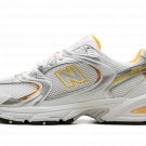 530 "White Vibrant Apricot Silver Metallic"