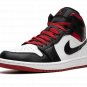 Air Jordan 1 Mid "Gym Red Black Toe"
