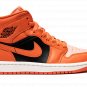 AIR JORDAN 1 MID SE WMNS "Orange / Black"