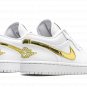 AIR JORDAN 1 LO SE WMNS "White Metallic Gold"
