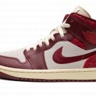 AIR JORDAN 1 MID WMNS "Tiki Leaf"