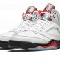 Air Jordan 5 Retro "Fire Red Silver Tongue 2020"