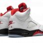Air Jordan 5 Retro "Fire Red Silver Tongue 2020"