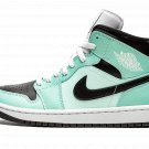 AIR JORDAN 1 MID WMNS "Aqua Black"