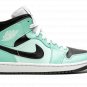 AIR JORDAN 1 MID WMNS "Aqua Black"