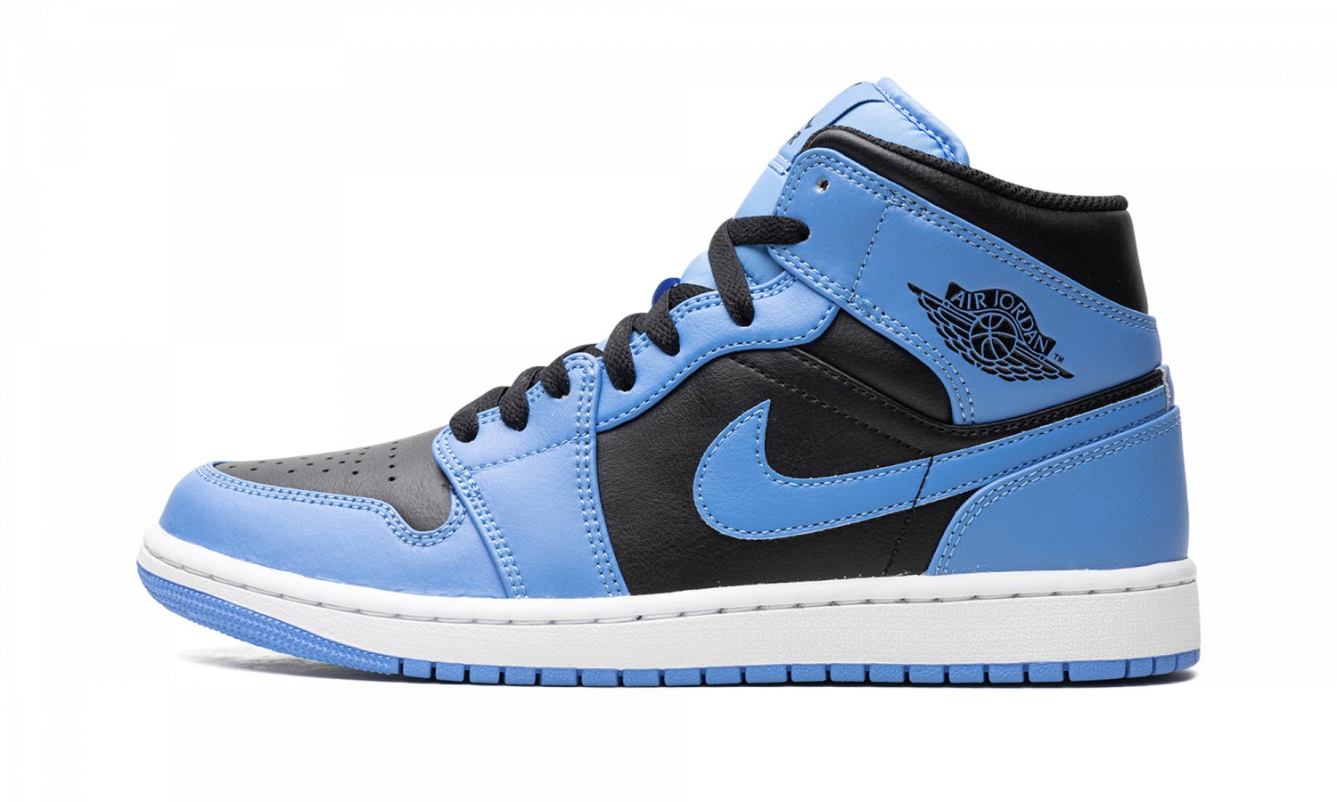 Air Jordan 1 Mid "University Blue Black"