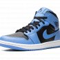 Air Jordan 1 Mid "University Blue Black"
