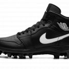 Jordan 1 Mid Cleat "Black / White"