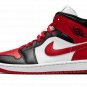 AIR JORDAN 1 MID WMNS "Alternate Bred Toe"