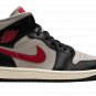 AIR JORDAN 1 MID WMNS "Black / Gym Red / College Grey"