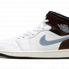 Jordan 1 Mid SE "Brown Blue Grey"