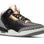 AIR JORDAN 3 WMNS "Black Cement Gold"