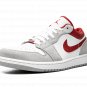 AIR JORDAN 1 LOW SE "White / Grey / Red"