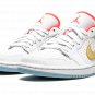 AIR JORDAN 1 LO SE WMNS "White / Sesame / Flash Crimson"
