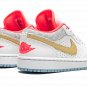 AIR JORDAN 1 LO SE WMNS "White / Sesame / Flash Crimson"
