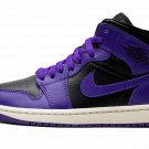 JORDAN 1 MID WMNS "Black/Purple"