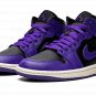 JORDAN 1 MID WMNS "Black/Purple"