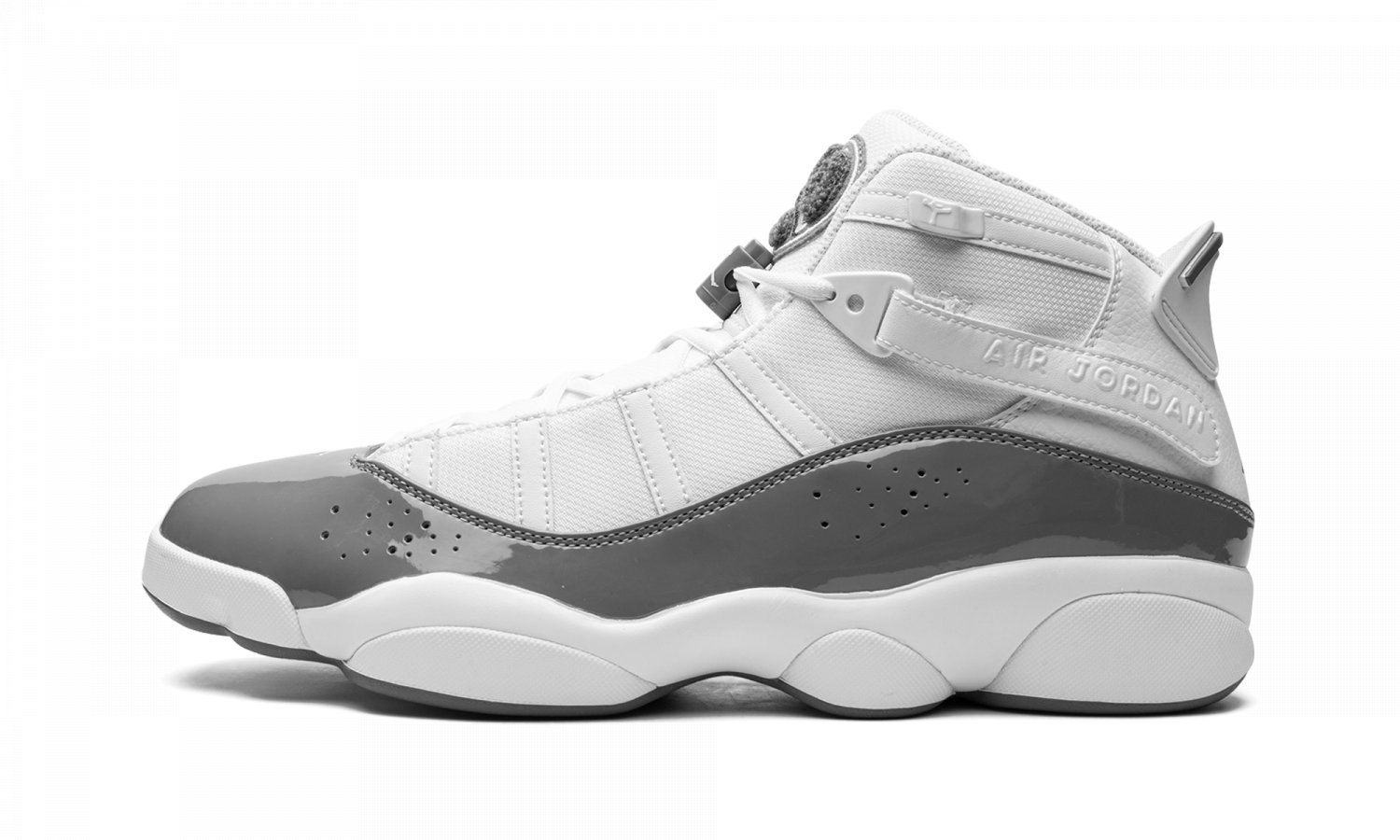 Jordan 6 rings "White / Cool Grey"