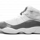 Jordan 6 rings "White / Cool Grey"