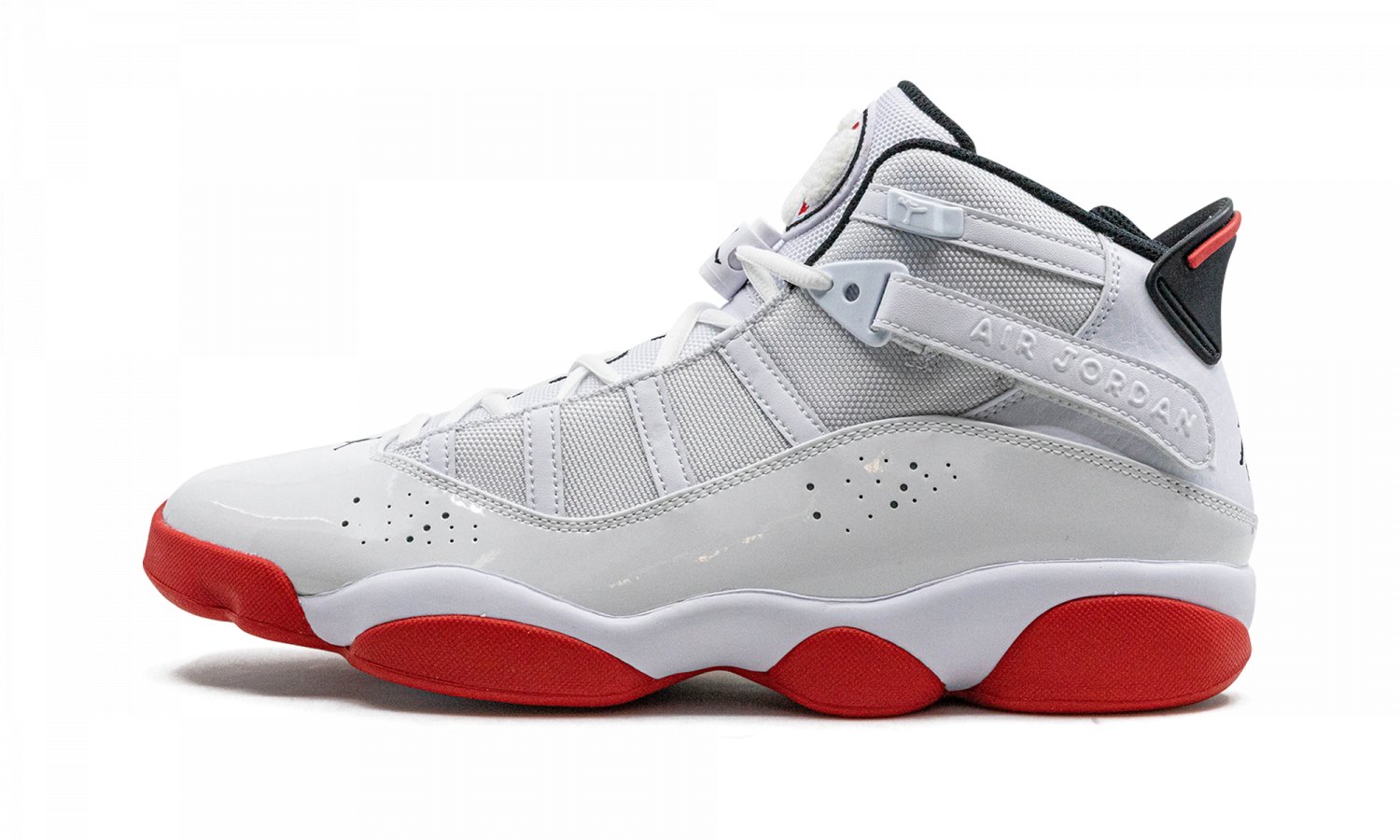 Jordan 6 Rings "White / University Red"