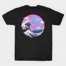 The Great Vaporwave Front and Back Print T-Shirt