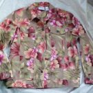 Alfred Dunner Multi Colored Floral Jacket