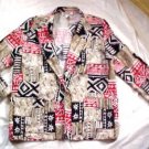 Briggs of New York Tapa Cloth Blazer Jacket