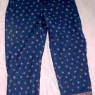 Liz Claiborne Lizwear Jeans with Floral Print & Border - Size 10