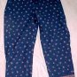 Liz Claiborne Lizwear Jeans with Floral Print & Border - Size 10