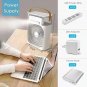 3 in 1 Portable Humidifier Air Conditioner Cooler Mini Fan 7 Color LED Light