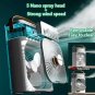 3 in 1 Portable Humidifier Air Conditioner Cooler Mini Fan 7 Color LED Light