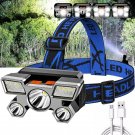 5 LED Rechargeable Portable  Headlamp Flash Light Outdoor  Fishing Camping Torch