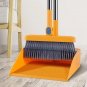 Long Handle Broom and Dustpan Set for Home Kitchen Floor Cleaning Non-Stick Hair