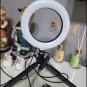 16cm LED Ring Light with Tripod Stand USB Dimmable for Makeup Live Streaming