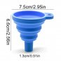 Foldable Silicone Car Engine Funnel Universal Auto Oil Petrol Change Tool for Cars And Motorcycles
