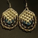 Pearl And Swarovski Crystal Beads Earrings