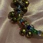 Multiply Colors Beaded Necklace With Tiny Bells