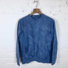 Japani terry crewneck natural indigo crumple dye