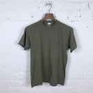 cs01 army green slanted pocket tee